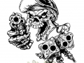 spano_bw-skull-shooter-with-dice